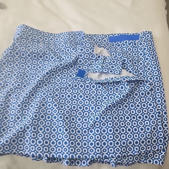 Ripskirt Hawaii Blue Geometric A-Line Skirt - Picture 4 of 4